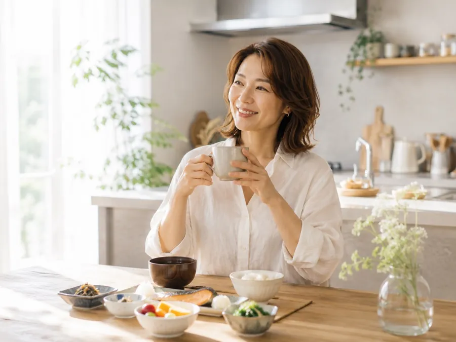 無理なく続く食習慣のイメージ